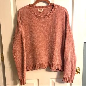Light Pink Chenille Sweater